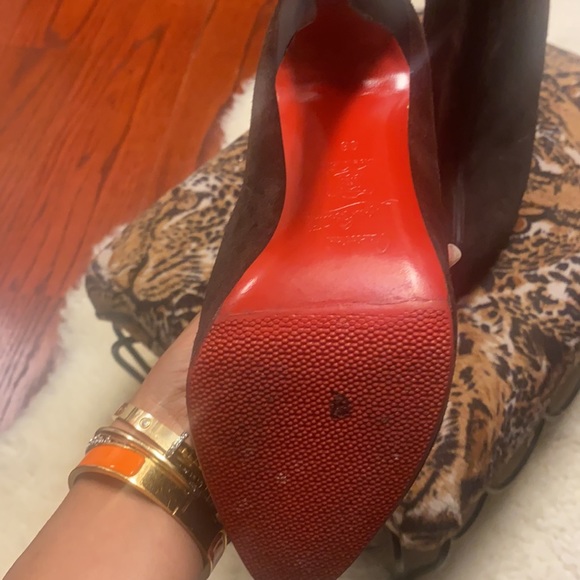 Christian Louboutin suede booties - Picture 2 of 3